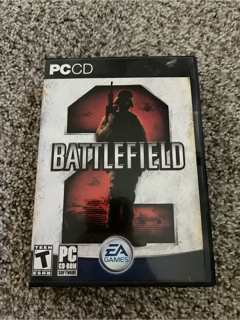 Battlefield 2 PC Game - Black/Red Cover